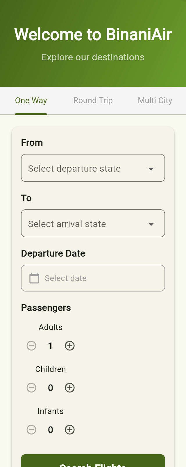 Binani Air Application